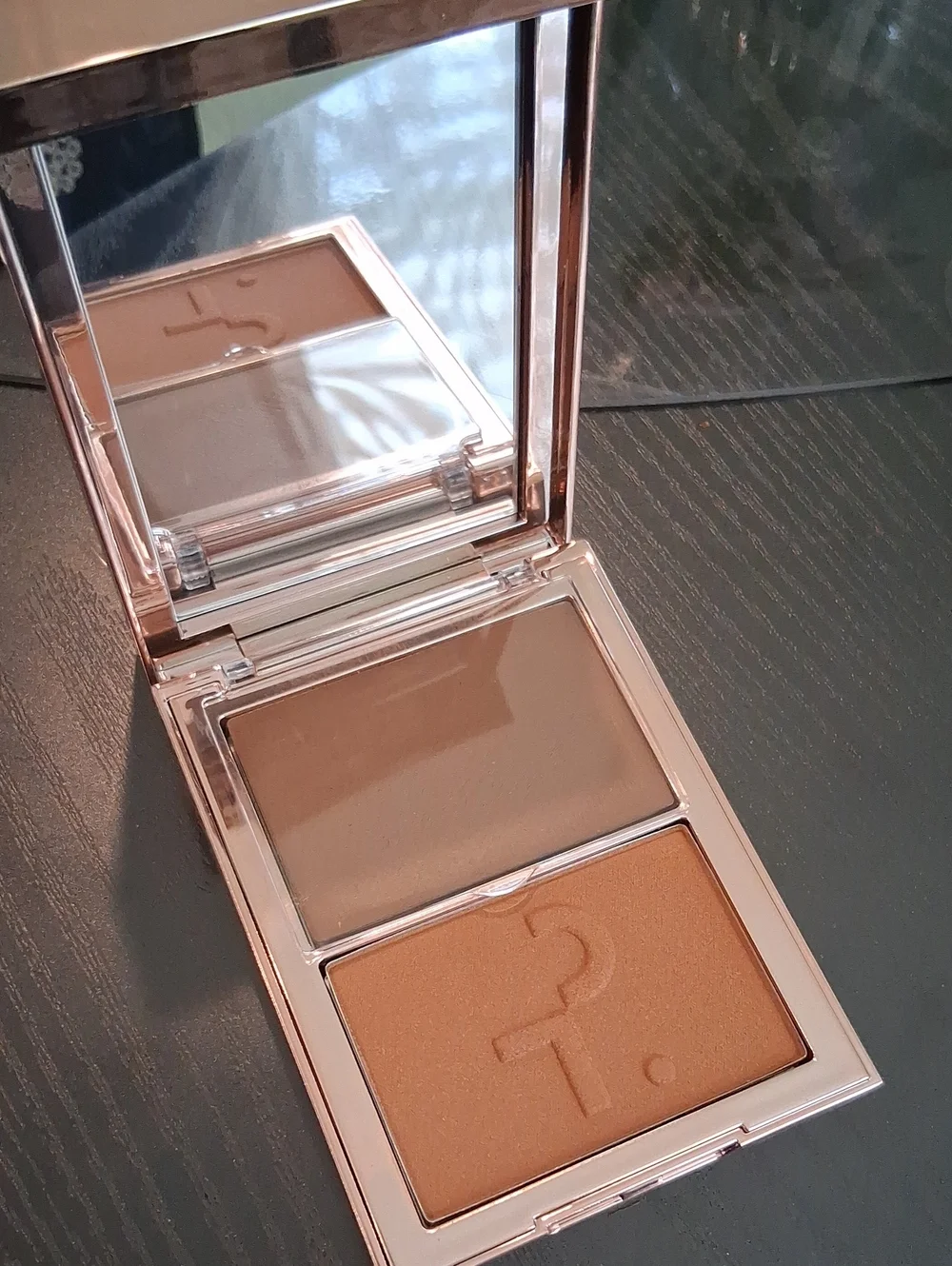 Patrick Ta Dual Sculpt & Bronze Compact - She's Sculpted Taupe and Warm Copper
